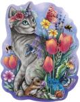 Ravensburger Puzzle lemn contur pisicuta 150 piese - RVSPA00757 (RVSPA00757) Puzzle