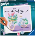 Ravensburger - CreArt pictura pe numere pentru adulti bicicleta Take it easy - RVSPBN20099 (RVSPBN20099)