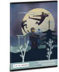 Ars Una Ars Una: Ninjas in the dark mintás kockás füzet A/5 27-32 (53634573) - jatekshop