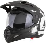 Cassida Cască de motocicletă Enduro Cassida Tour 2.0 Crew negru mat-alb (AIM140-2736)