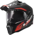 LS2 Cască enduro LS2 MX701 Explorer Hexa negru mat-roșu-gri (LS467012311-MASTER)