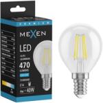 Mexen Vintis Bec filament LED E14, G45, 4W, Rece - 6500K, 470 lm, clar - L156-E14-0465-00 (L156-E14-0465-00)