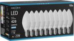 Mexen Nova 10x Bec LED E14, C37, 4W, Rece - 6500K, 420 lm - L102-E14-0465-01x10 (L102-E14-0465-01x10)