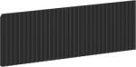 Mexen Rivel front canelat pentru corpul dulapului de baie 60 x 20 cm, negru mat - 91A20-0600-235-1-71 (91A20-0600-235-1-71)