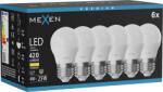 Mexen Nova 6x Bec LED E27, G45, 4W, Cald - 3000K, 420 lm - L101-E27-0430-01x06 (L101-E27-0430-01x06)