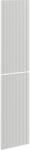 Mexen Rivel front canelat pentru corpul dulapului de baie 35 x 80 cm (2 buc. ), gri mat - 91A21-1600-300-2-62 (91A21-1600-300-2-62)