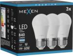 Mexen Nova 3x Bec LED E27, G45, 8W, Rece - 6500K, 840 lm - L101-E27-0865-01x03 (L101-E27-0865-01x03)