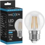 Mexen Vintis Bec LED filament E27, G45, 4W, 55 lm, portocaliu - L156-E27-04XX-48 (L156-E27-04XX-48)