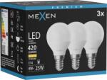 Mexen Nova 3x Bec LED E14, G45, 4W, Caldă - 3000K, 420 lm - L101-E14-0430-01x03 (L101-E14-0430-01x03)