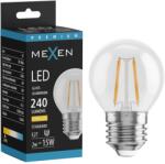 Mexen Vintis Bec LED cu filament E27, G45, 2W, Cald - 2700K, 240 lm, transparent - L156-E27-0227-00 (L156-E27-0227-00)