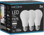 Mexen Nova 3x Bec LED E27, A60, 15W, Neutru - 4000K, 1575 lm - L100-E27-1540-01x03 (L100-E27-1540-01x03)
