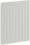 Mexen Rivel front canelat pentru corpul dulapului de baie 45 x 43, 5 cm, gri mat - 91A21-0450-470-1-62 (91A21-0450-470-1-62)