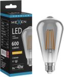 Mexen Vintis Bec LED filament E27, ST64, 8W, Cald - 2200K, 600 lm, fumuriu - L152-E27-0822-70 (L152-E27-0822-70)