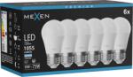 Mexen Nova 6x Bec LED E27, G45, 10W, Rece - 6500K, 1055 lm - L101-E27-1065-01x06 (L101-E27-1065-01x06)