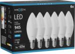 Mexen Nova 6x Bec LED E14, C37, 9W, Rece - 6500K, 945 lm - L102-E14-0965-01x06 (L102-E14-0965-01x06)