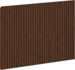 Mexen Rivel față cu riflaj pentru corpul dulapului de baie 60 x 43, 5 cm, nuc - 91A20-0600-470-1-86 (91A20-0600-470-1-86)