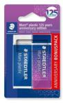 STAEDTLER Radír, STAEDTLER "Mars® Plastic 526, 125 év", kék-lila, 2 db