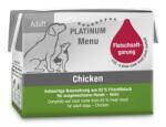 PLATINUM Menu Chicken - nedvestáp felnőtt kutyák számára 90 g