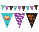  Trick or Treat ghirlandă de hârtie cu 9 steaguri, 250 cm (10240RV-GPFB)
