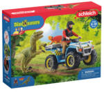 Schleich Fuga cu quadul de velociraptor (SLH41466) Figurina