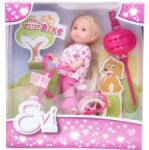 Simba Toys Simba: Păpușa Évi Love cu bicicletă - 12 cm, mai multe variante (105731715) Papusa