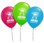  Balon de cauciuc Bufniță pentru petrecerea de absolvire 33cm 10buc 1020012-print (1020012-print)
