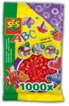 SES Creative SES: Mărgele termice 1000 bucăți - roșu (00702)