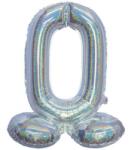 Funny Fashion Balon cu picior holografic de culoare argintie - 0 (85888)