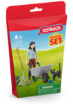 Schleich Horse Club Set de Furajare și Îngrijire (SLH42747) Figurina