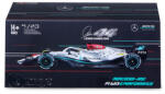 Bburago 1/43 mașină de curse - MB F1 W13 E Performance (cu cască) (18-38066H)