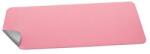 Sigel Asztali alátét, 800x300 mm, kétoldalas, SIGEL, rózsaszín-ezüst