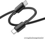 hoco. USB-C - USB-C 60W gyorstöltő kábel - Power Delivery, 1 m (6931474799128)
