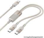 hoco. U139 2in1 gyorstöltő kábel - USB-C / USB-C, 100W Power Delivery (6942007647687)