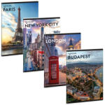 Ars Una Szótárfüzet Extra Kapcsos A/5 Cityscape (5482) 25 (AU53164827)
