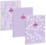 Ars Una Extra Kapcsos Füzet A/4 Négyzetrácsos Purple Spring (5245) 22 (AU53122452)