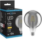 Mexen Vintis LED filament izzó E27, G125, 6W, Meleg - 2700K, 510 lm, füst - L158-E27-0627-70 (L158-E27-0627-70)