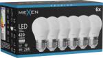 Mexen Nova 6x LED izzó E27, G45, 4W, Semleges - 4000K, 420 lm - L101-E27-0440-01x06 (L101-E27-0440-01x06)