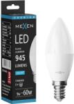 Mexen Nova LED izzó E14, C37, 9W, Hideg - 6500K, 945 lm - L102-E14-0965-01 (L102-E14-0965-01)