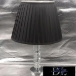 ELDLUX SHINY kristályüveg asztali lámpatest Króm E27 (T801120)