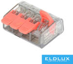 ELDLUX 4 pólusú nyítható kábelösszekötő 50db/doboz (CMK624-50)