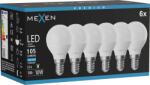 Mexen Nova 6x LED izzó E14, G45, 1W, Hideg - 6500K, 105 lm - L101-E14-0165-01x06 (L101-E14-0165-01x06)
