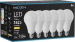 Mexen Nova 6x LED izzó E27, A95, 25W, Meleg - 3000K, 2625 lm - L100-E27-2530-01x06 (L100-E27-2530-01x06)
