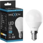 Mexen Nova LED izzó E14, G45, 7W, Hideg - 6500K, 735 lm - L101-E14-0765-01 (L101-E14-0765-01)