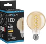 Mexen Vintis LED E27 spirál filament izzó, G80, 8W, Melegfényű - 2700K, 650 lm, borostyán - L165-E27-0827-50 (L165-E27-0827-50)