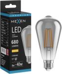 Mexen Vintis LED szálas filament izzó E27, ST64, 8W, Meleg - 2700K, 680 lm, füstös - L152-E27-0827-70 (L152-E27-0827-70)