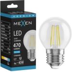 Mexen Vintis LED filament izzó E27, G45, 4W, Hideg - 6500K, 470 lm, átlátszó - L156-E27-0465-00 (L156-E27-0465-00)