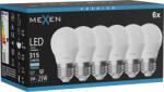 Mexen Nova 6x LED izzó E27, G45, 3W, Hideg - 6500K, 315 lm - L101-E27-0365-01x06 (L101-E27-0365-01x06)