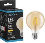 Mexen Vintis LED filament izzó E27, G80, 6W, Meleg - 2700K, 400 lm, borostyán - L155-E27-0627-50 (L155-E27-0627-50)