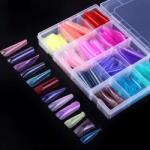  Tipsuri Colored Smart Forms - 288 Buc | Forme Reutilizabile Unghii | Everin (TCS-288)