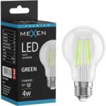 Mexen Vintis LED filament izzó E27, A60, 4W, 55 lm, zöld - L150-E27-04XX-46 (L150-E27-04XX-46)